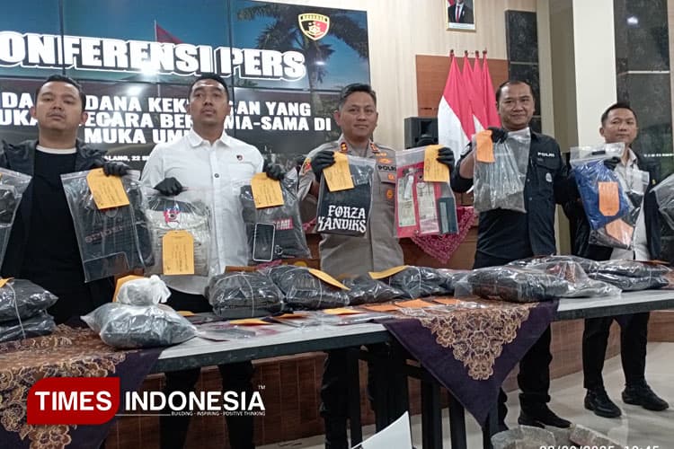 Polres Malang Tetapkan 21 Tersangka Perusakan Kantor Polisi